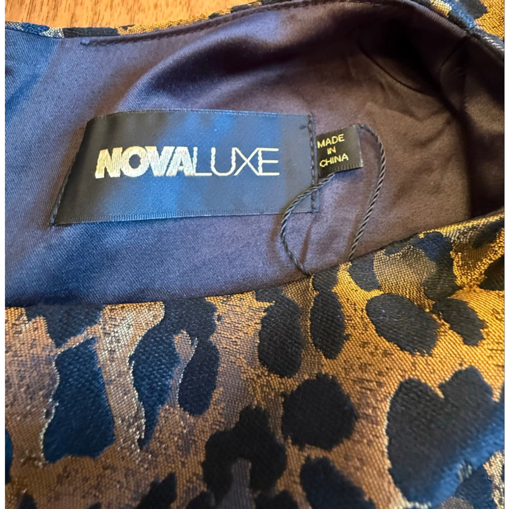 Fashion Nova Leopard Print Mini Dress 2X Brown Black NWT - Picture 6 of 16
